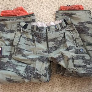 Men’s sessions camouflage camo snowboard pants